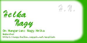 helka nagy business card